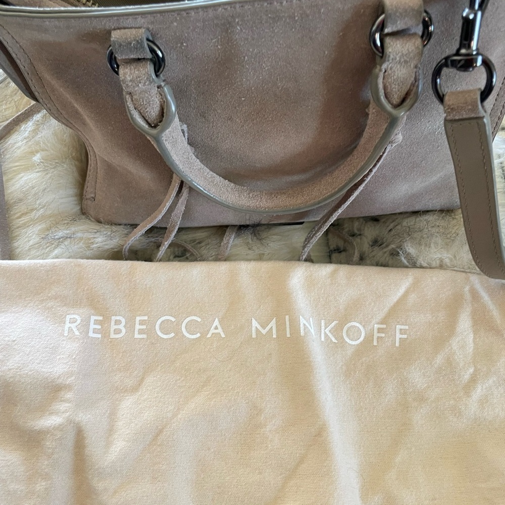 Rebecca Minkoff Taupe Leather Women's Bag micro Regan - Picture 3 of 9